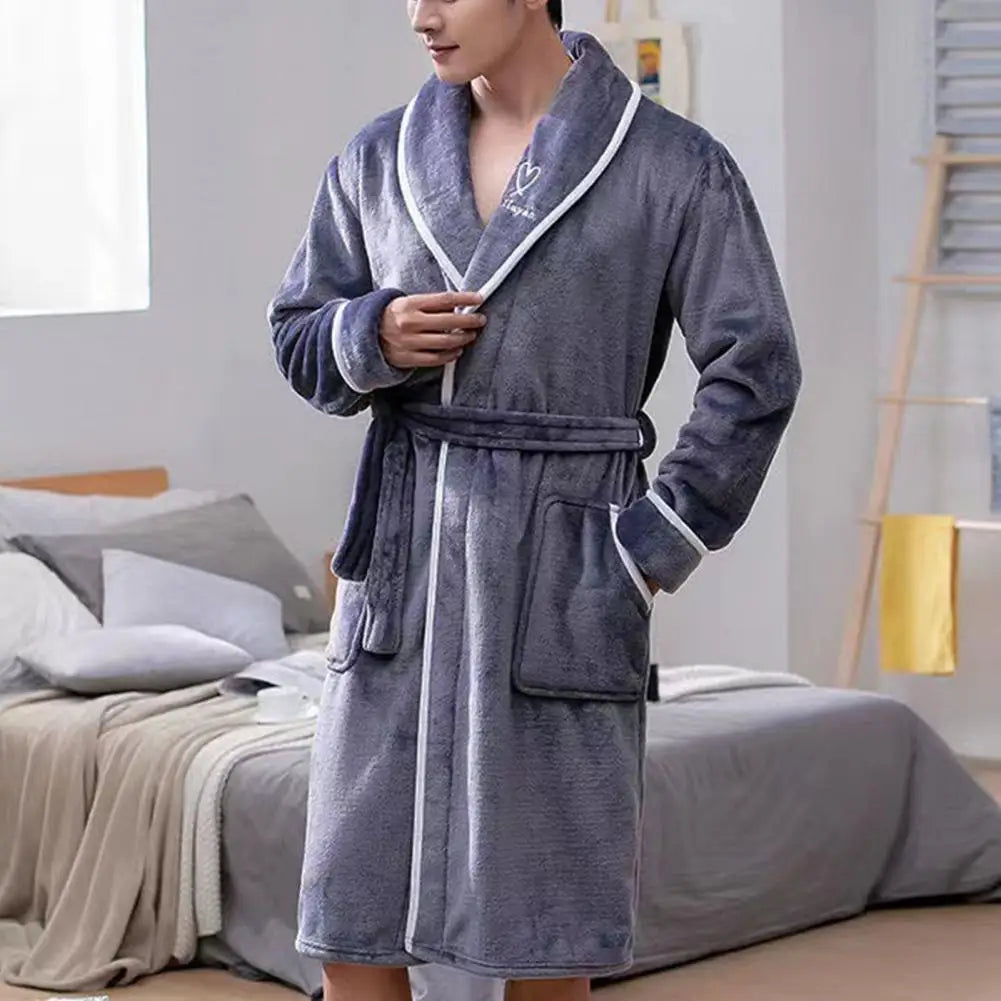 Peignoir Flanelle hiver polyester Homme