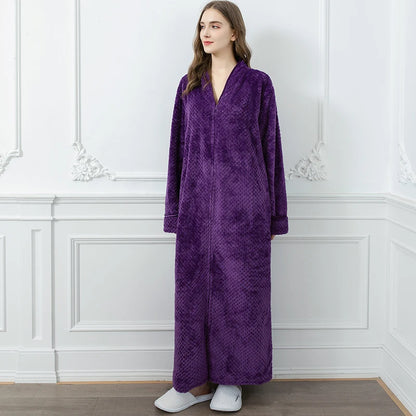 Peignoir flanelle style Jacquard homme et femme
