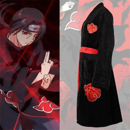 Peignoir Akatsuki Itachi Uchiha Flanelle