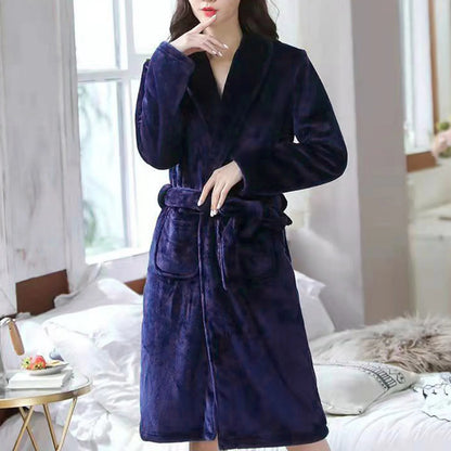 Peignoir casual Flanelle Coton/Microfibre Femme