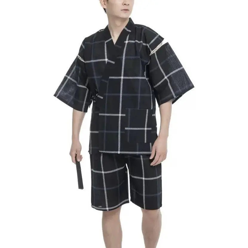 Kimono Japonais 2 pièces polyester Homme