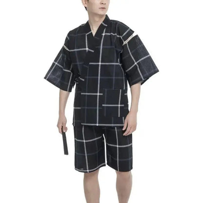 Kimono Japonais 2 pièces polyester Homme