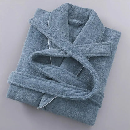 Peignoir de bain Coton éponge/Polyester doux Homme et Femme