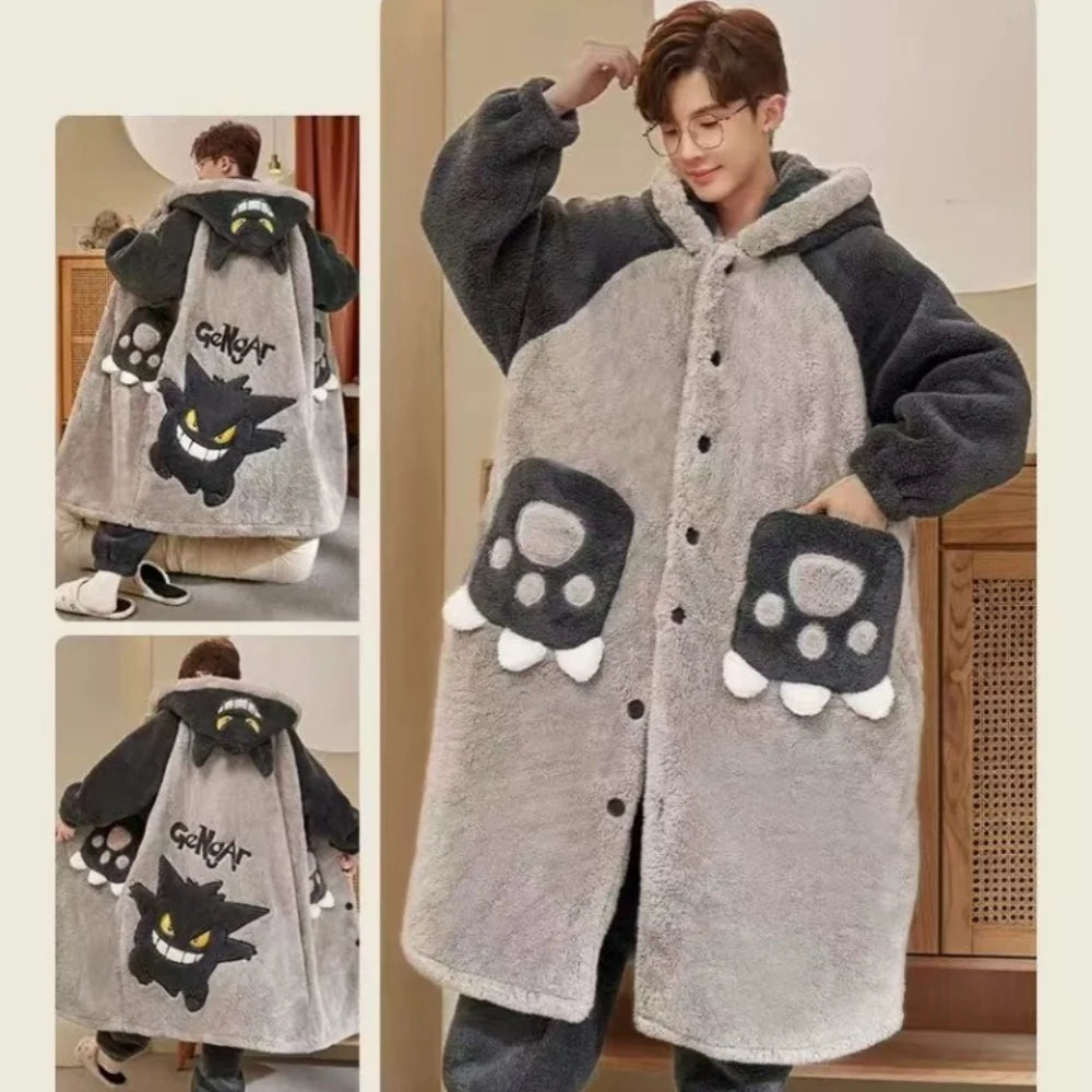 Peignoir + Pantalon Pokémon Ectoplasma Gris
