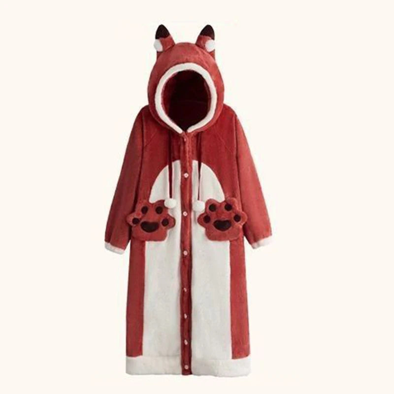 Peignoir Animaux Flanelle