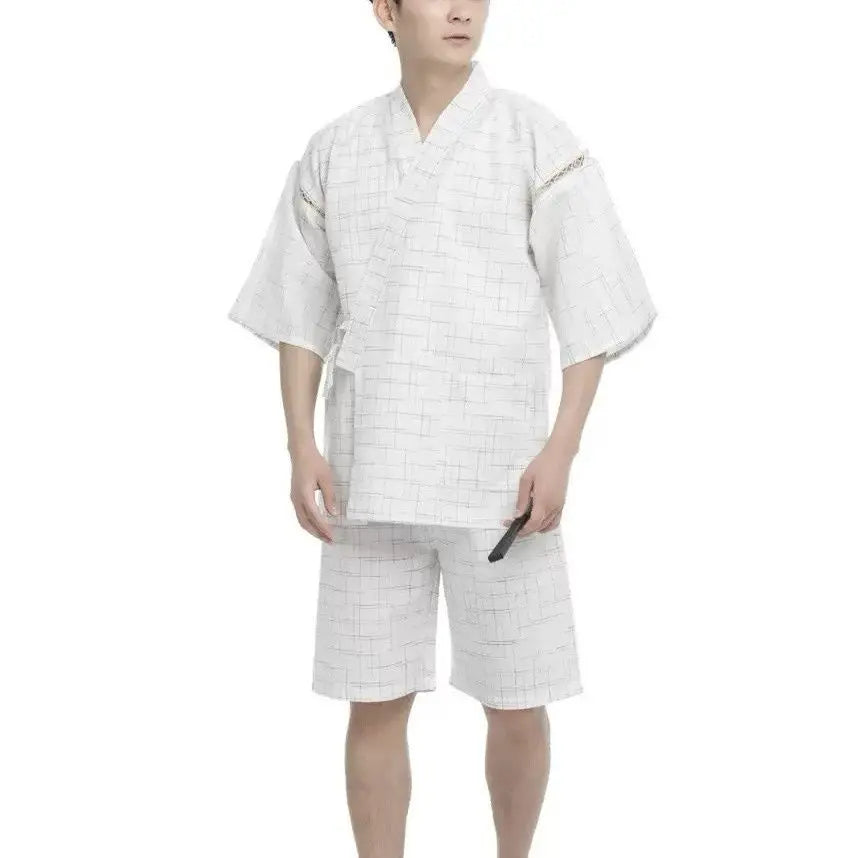 Kimono Japonais 2 pièces polyester Homme
