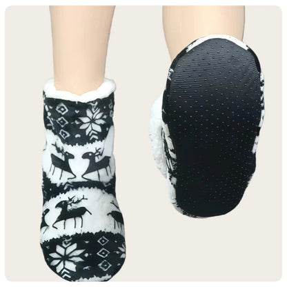 Chausson Renne de Noël Coton/PVC