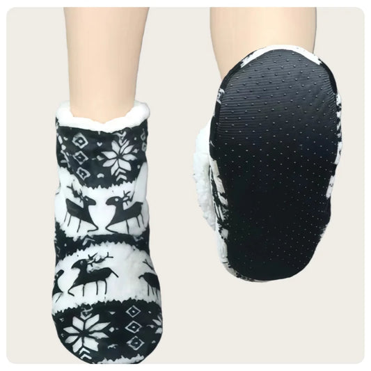 Chausson Renne de Noël Coton/PVC