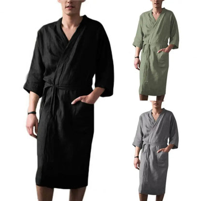 Peignoir Doux et Absorbant Polyester Homme