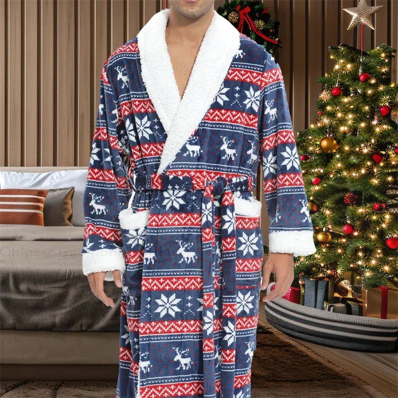 Peignoir Homme Noël Polyester