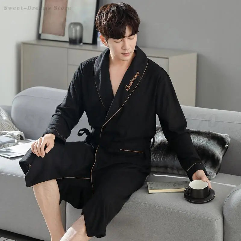 Peignoir Coton/Polyester Homme