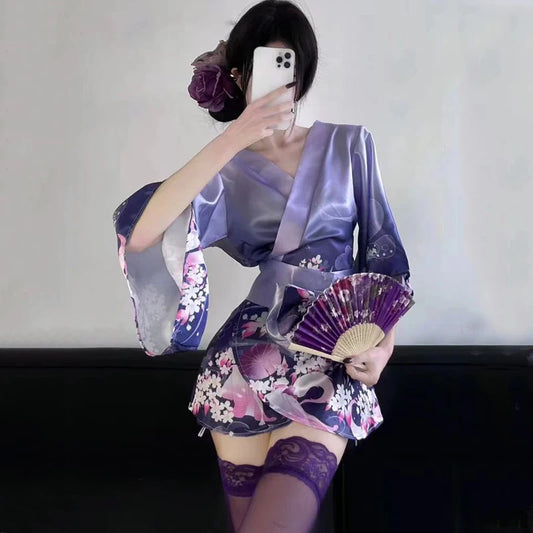 Kimono sexy anime polyester Femme