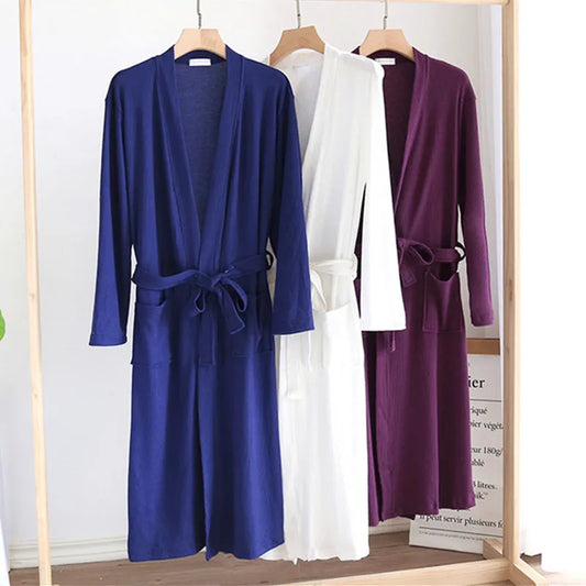 Peignoir de Bain Grande Taille Coton/Viscose Unisexe