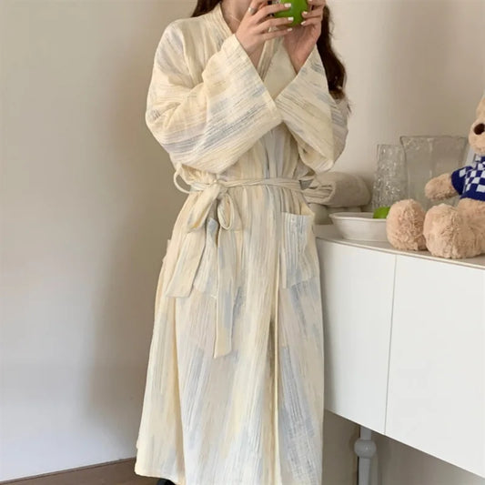 Peignoir printemps/automne Coton Femme