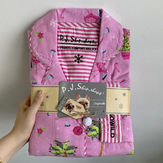 Pyjama Femme Coton Flamand rose