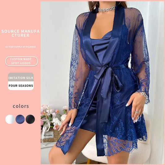Robe nuisette sexy polyester Femme