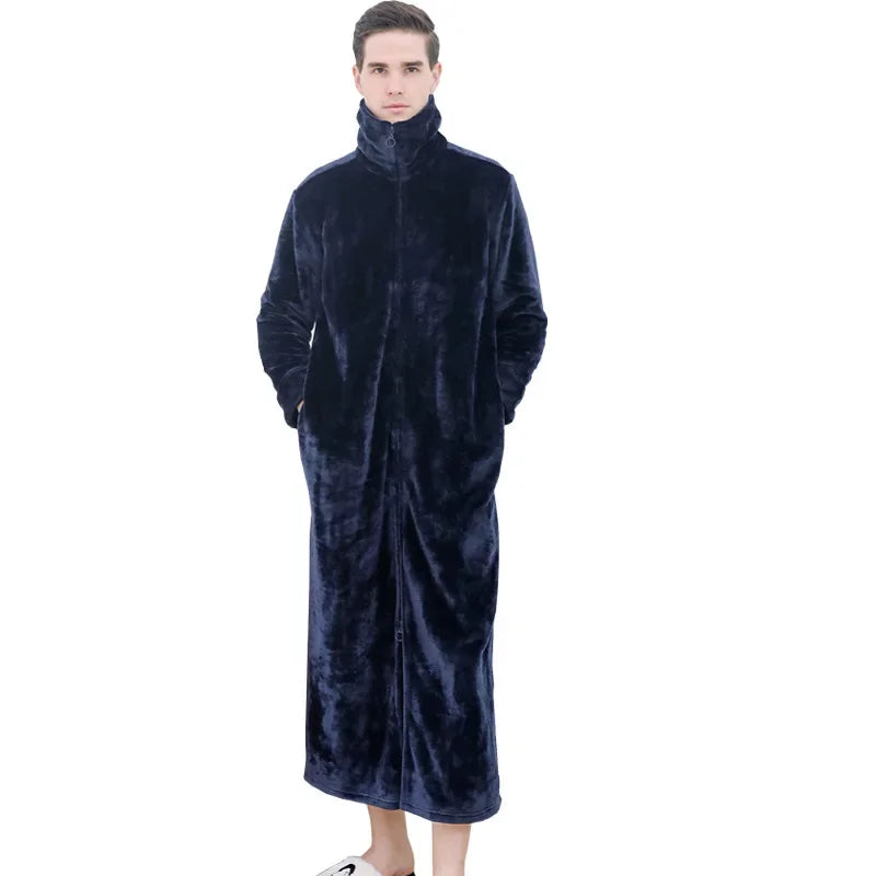 Peignoir Flanelle/Polaire zip Homme et Femme