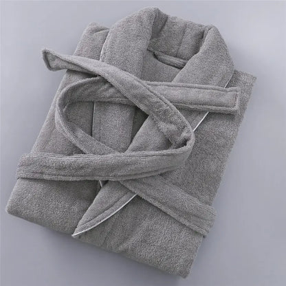 Peignoir de bain Coton éponge/Polyester doux Homme et Femme