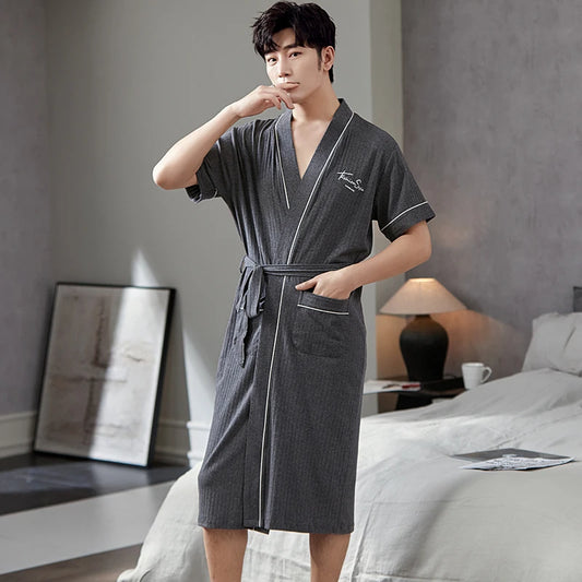 Peignoir coton/polyester Homme