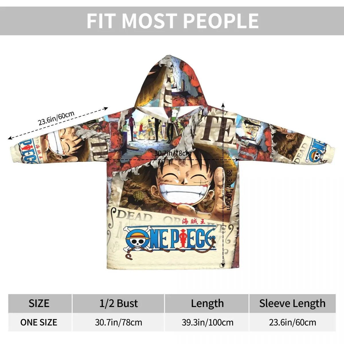 Peignoir 1 pièce One Piece