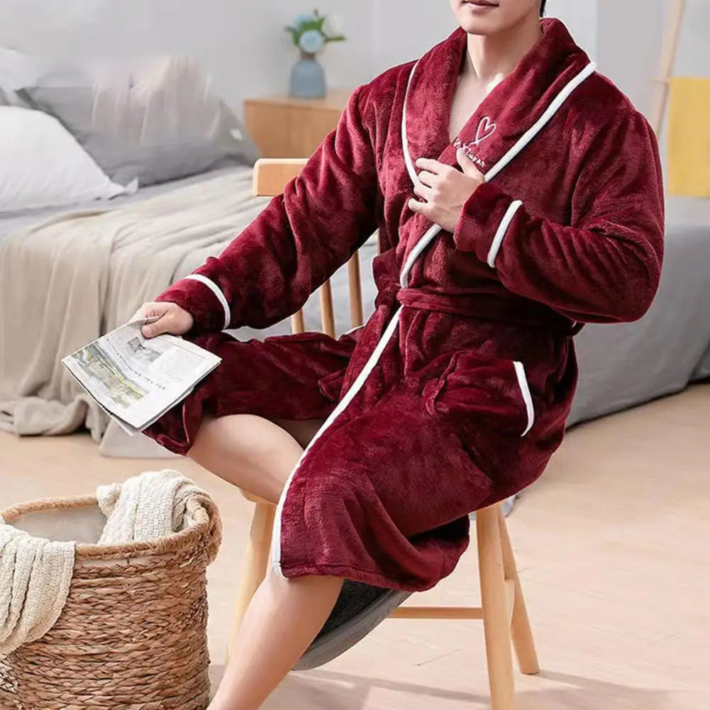 Peignoir Flanelle hiver polyester Homme