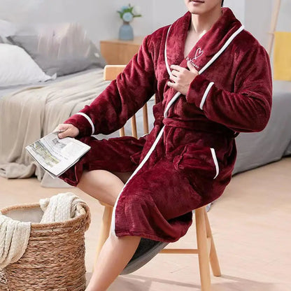 Peignoir Flanelle hiver polyester Homme