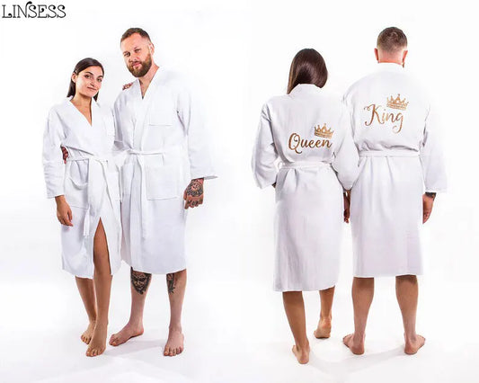 Peignoir de Bain King and Queen