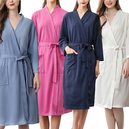 Peignoir de Bain gaufré Polyester Femme