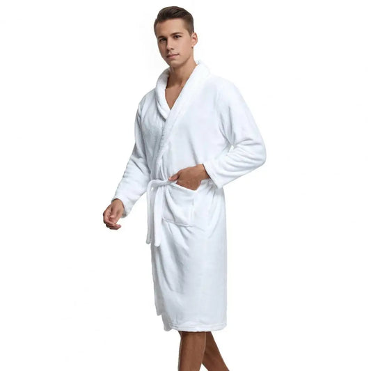 Peignoir cozy Flanelle Polyester Homme