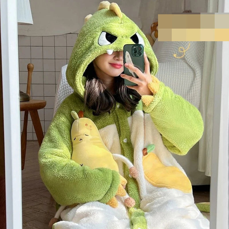 Peignoir Animaux Flanelle