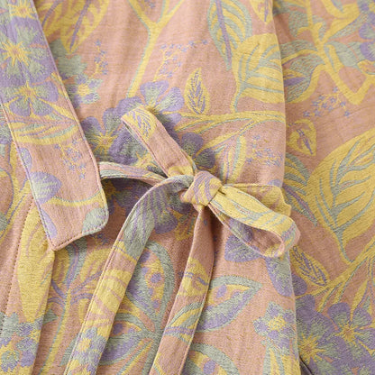 Kimono Femme Coton imprimé Fleur