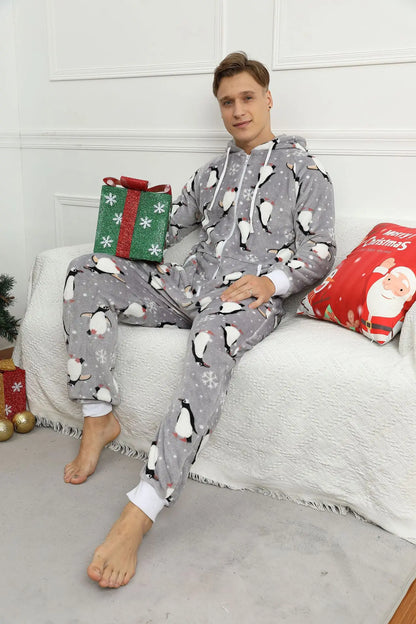 Pyjama 1 Pièce Noël Homme Flanelle