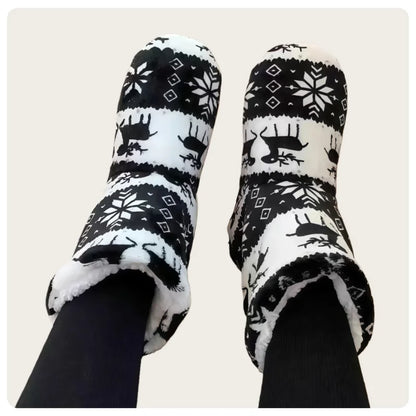 Chausson Renne de Noël Coton/PVC