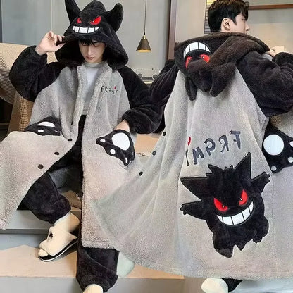 Peignoir + Pantalon Pokemon Ectoplasma Noir