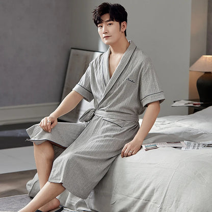 Peignoir coton/polyester Homme
