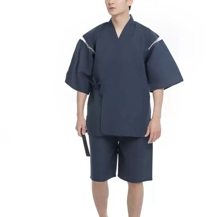 Kimono Japonais 2 pièces polyester Homme