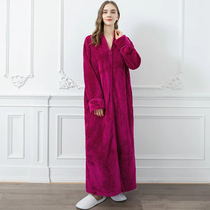 Peignoir flanelle style Jacquard homme et femme