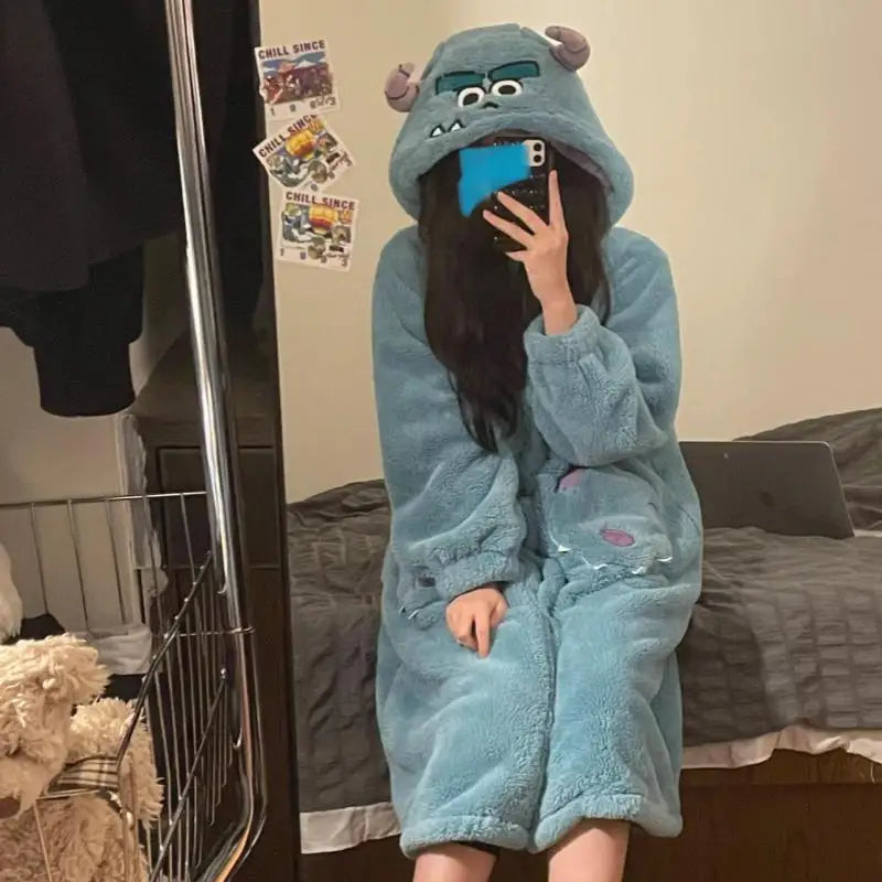 Peignoir Animaux Flanelle