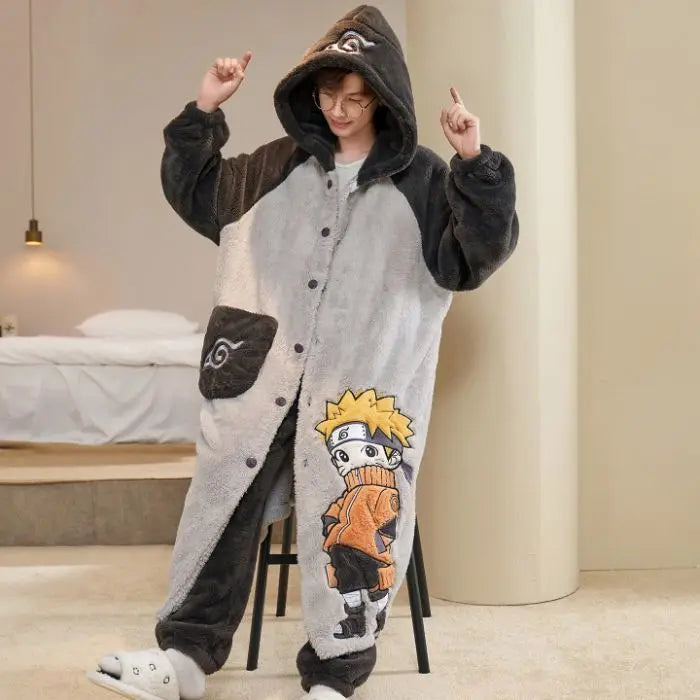 Peignoir + Pantalon Naruto Flanelle
