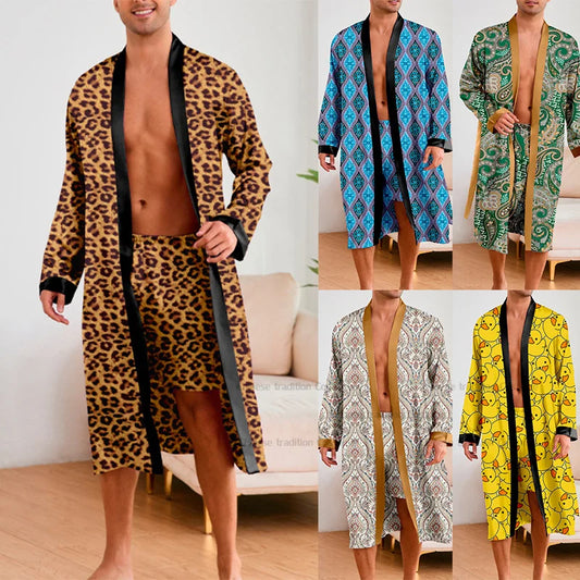 Peignoir 2 Pièces Polyester/Rayon Homme