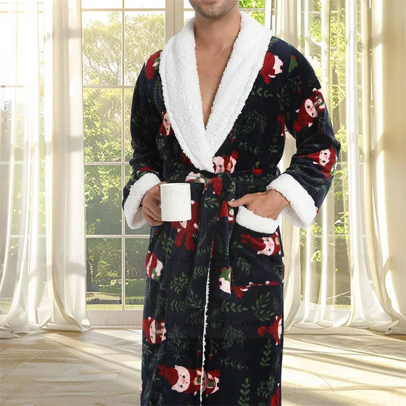 Peignoir Homme Noël Polyester