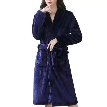 Peignoir casual Flanelle Coton/Microfibre Femme