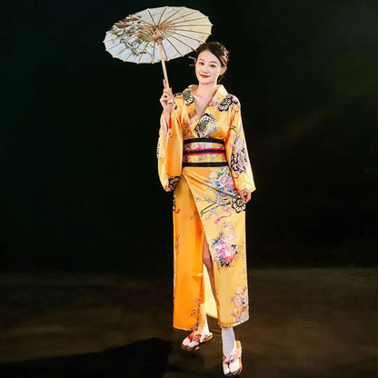 Kimono traditionnel Japonais coton/polyester Femme