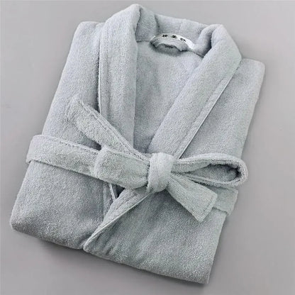 Peignoir de bain Coton éponge/Polyester doux Homme et Femme