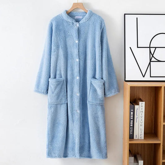 Peignoir Automne/Hiver Flanelle/Polaire Polyester Unisexe