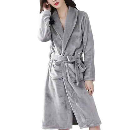 Peignoir casual Flanelle Coton/Microfibre Femme
