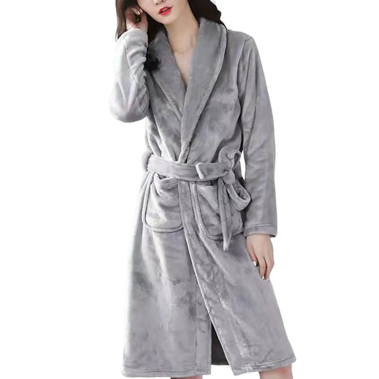 Peignoir casual Flanelle Coton/Microfibre Femme
