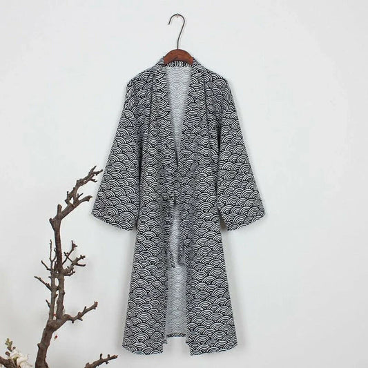 Yukata japonais polyester Unisexe