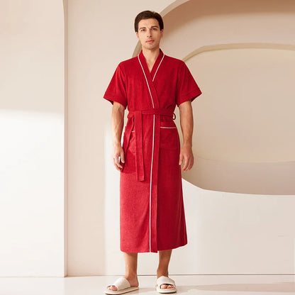 Peignoir de Bain Coton Homme et Femme