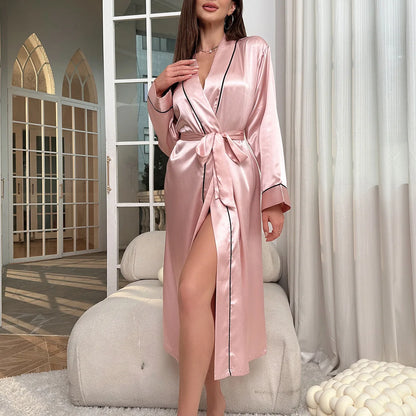 Peignoir Élégant Long pour Femme